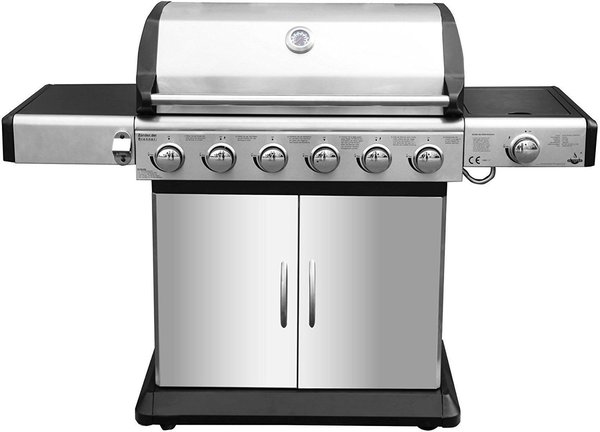 Gasgrill "Deluxe" 6+1